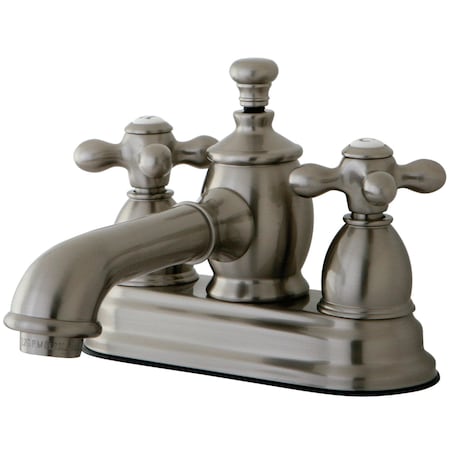 Kingston Brass KS7008AX 4" Centerset Bathroom Faucet, Brushed Nickel KS7008AX